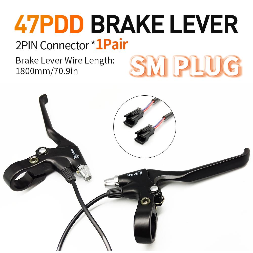 WuXing 115PDD/47PDD Ebike Brake Lever Cut Off Power Electric Bicycle E-scooter Ebreak Waterproof SM Connector Plug 47PDD SM Plug