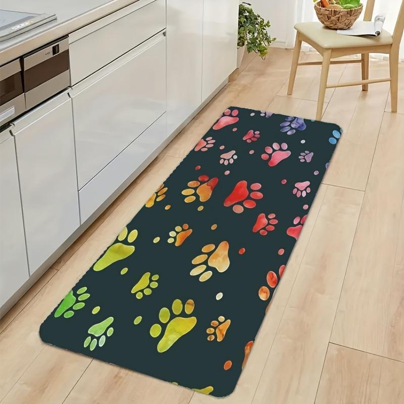 1PC Nectar Visitor Pattern Kitchen Rug Non-Slip Door Mat Pop design Bathroom Rug Bath Mat Carpet for Home Sink Laundry ecoreeree