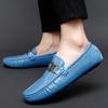 Many Colors Mens Casual Patent Leather Loafers Business Formal Solid Color Office Shoes For Men Driving Moccasins Flats 35~48