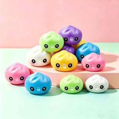 Simulation Knödel Knetspielzeug Squishy Bunt Anti-Stress Linderung für Kinder Erwachsene Dekompressionsspielzeug
