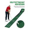 Light weight ABS Golf Practice Mat with Noise Reduction Surfaces for Quiet Durability Use at Homes or Course