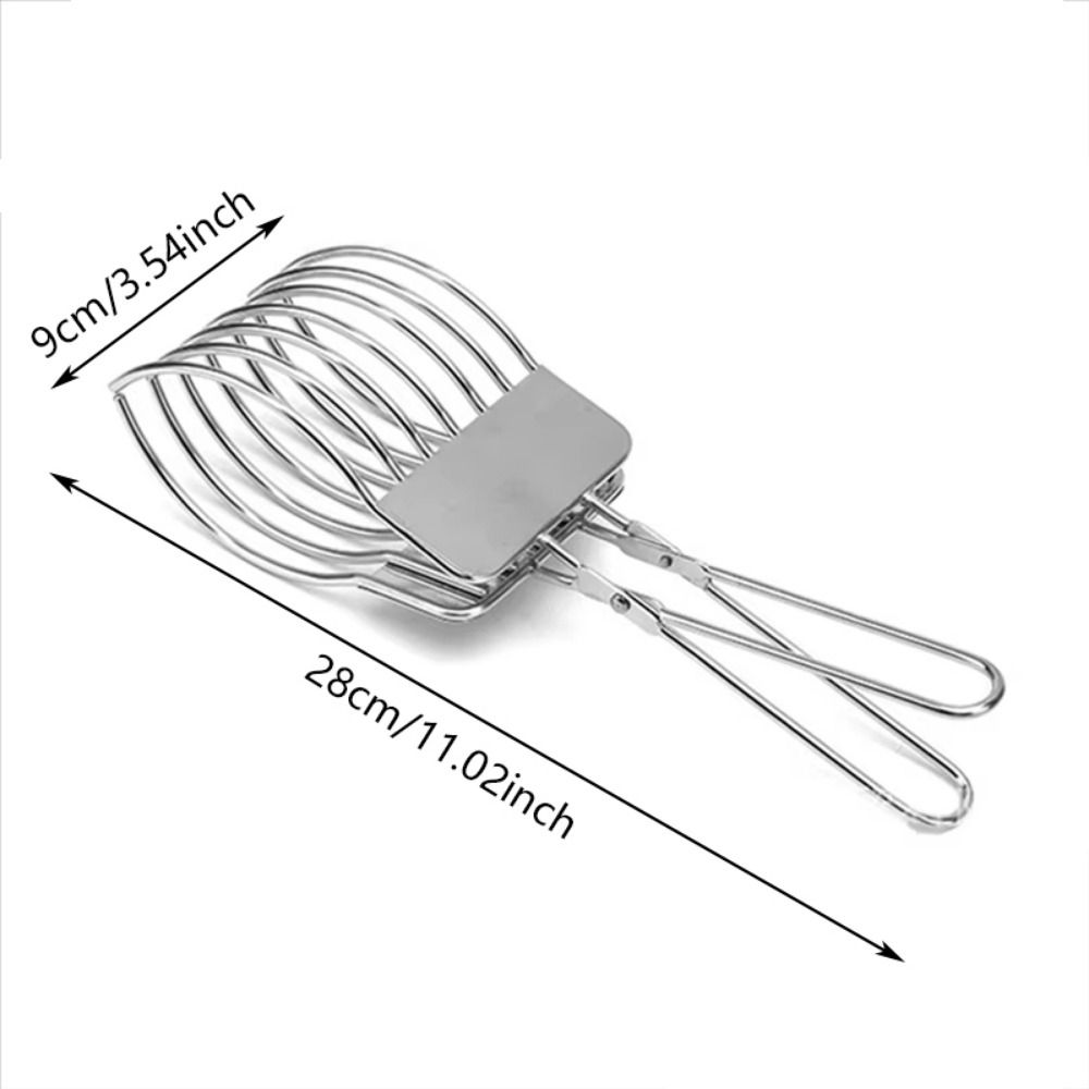 Portable Meat Bread Slicing Tong Multifunctional Food Holder Handheld  Vegetable Slicing