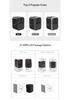 Multi-functional Global Travel Adapter with 4 USB & Type-C Ports - Compatible with US, EU, UK, AU