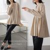 Puff Long Loose Solid Everyday Autumn [POGCZMKK] Women's Blouse, Top, Shirt, Pleated, Sleeve, Sleeve, Fit, Figure-Flattering, Stylish, Slimming,