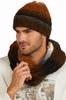 Rosario Men' Winter Hat in Shaded Red Color