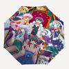 1 Stück Anime-Charaktere Outdoor-Regenschirm - Automatisches Öffnen/Schließen - Tragbares 3-fach faltbares Design - 8-Speichen-Eisenrahmen - Perfektes Geschenk für Fans, Reisende,