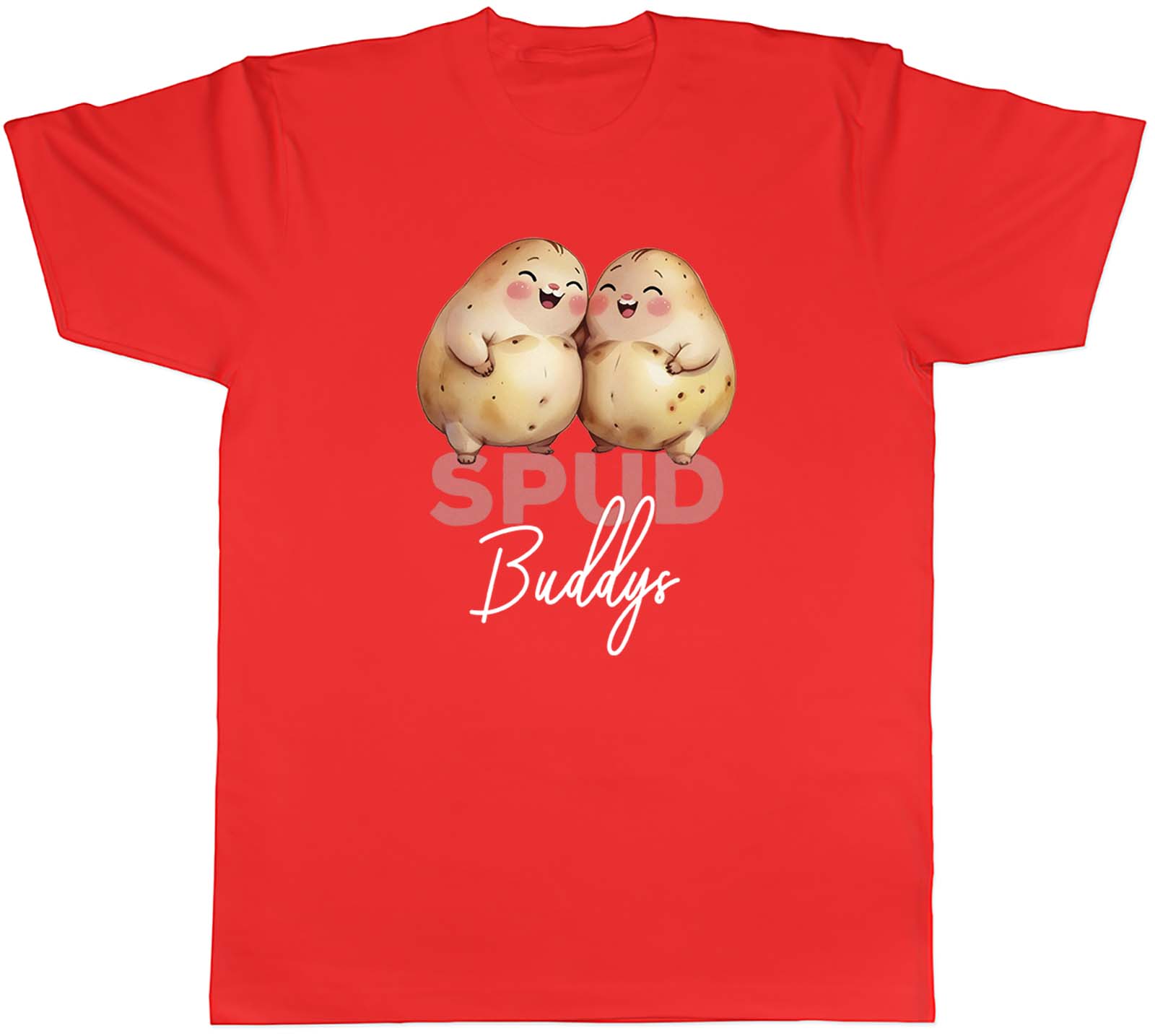 Valentines Spud Buddys Mens TShirt Love Romance Lovers Tee Gift S
