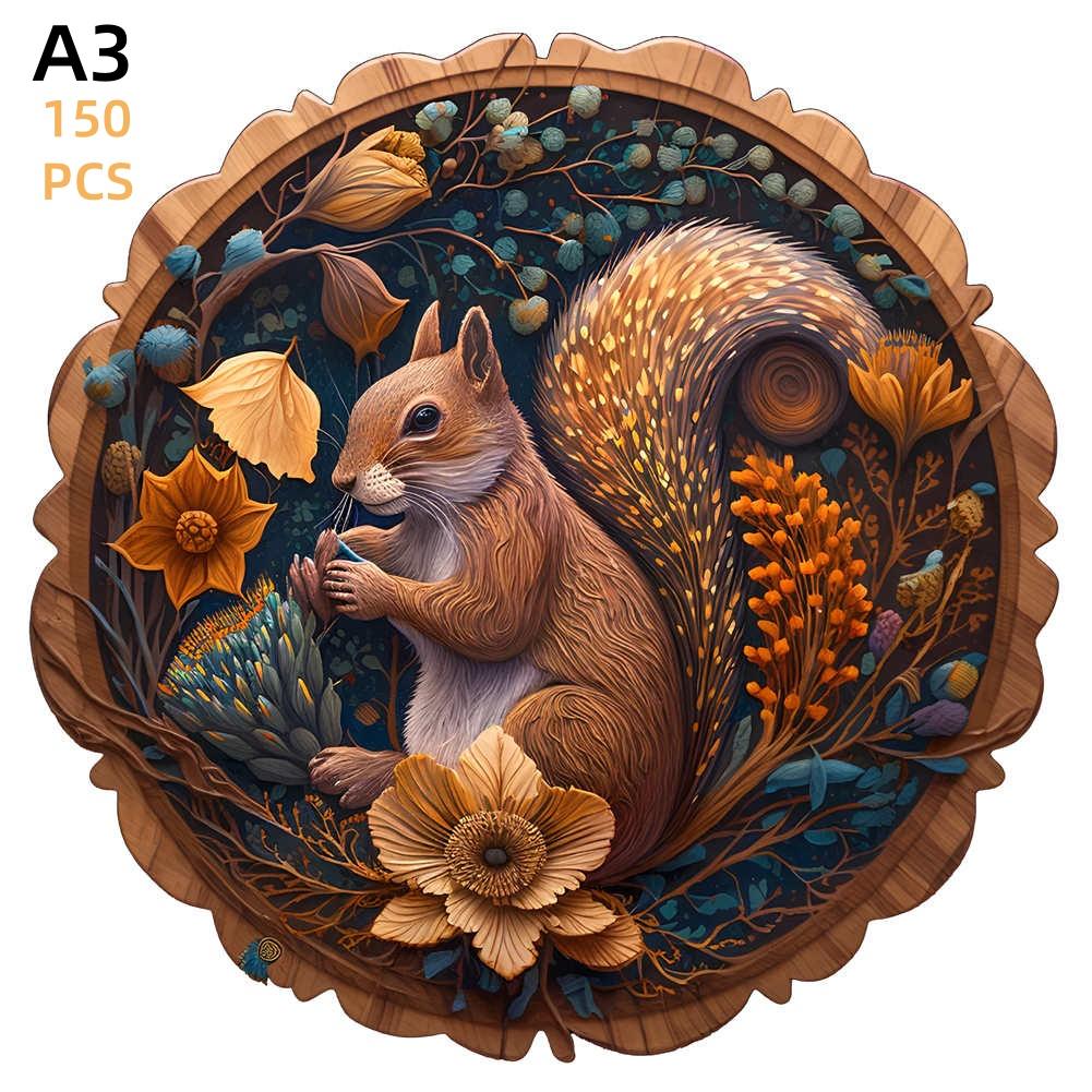 Charming alpaca Interactive Wooden Jigsaw animal Puzzle Toy- Exquisite Model Kit - adult or children Girls Boys Birthday Gifts