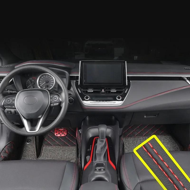 Universal Car Mouldings Trim Pu Leather Braid Decorative Line Strip For Door Dashboard Sticker Car Interior DIY Strips New Style