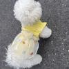 Summer Pet Dog Dress Sweet Corgi Teddy Clothes Cute Dog Skirt  Pet Supplies