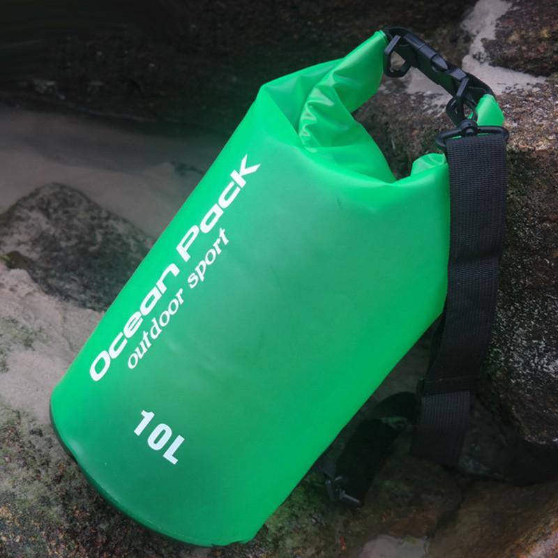 2l Pvc Translucent Waterproof Dry Bag Sack For Canoe Floating Boating Camping