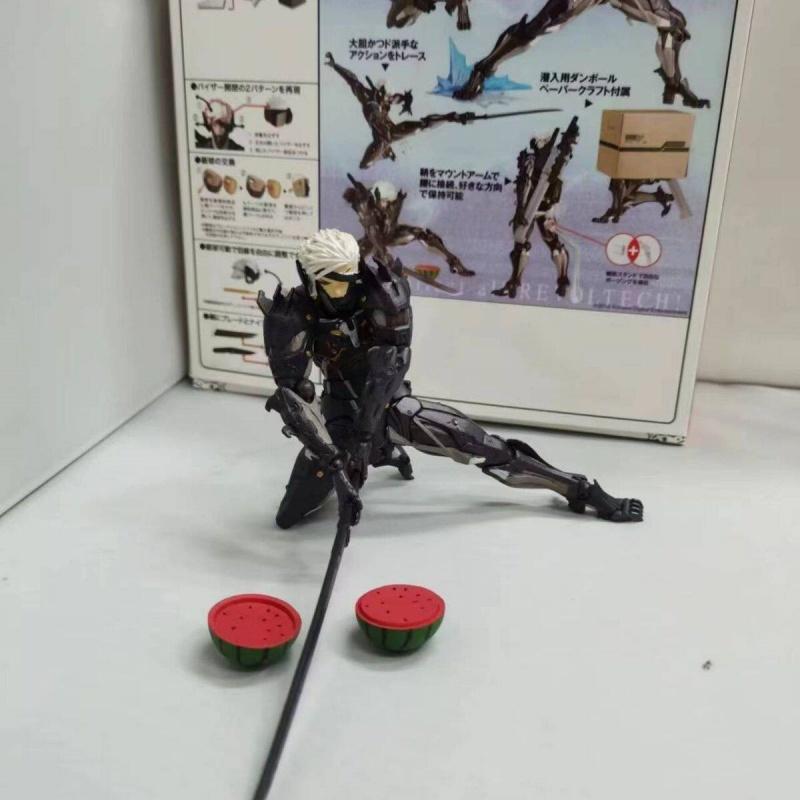 14cm Yamaguchi Gear Raiden Articulated Action Figure Metal Gear Character Model Doll Statue Joint Movable Ornament Toy Gift