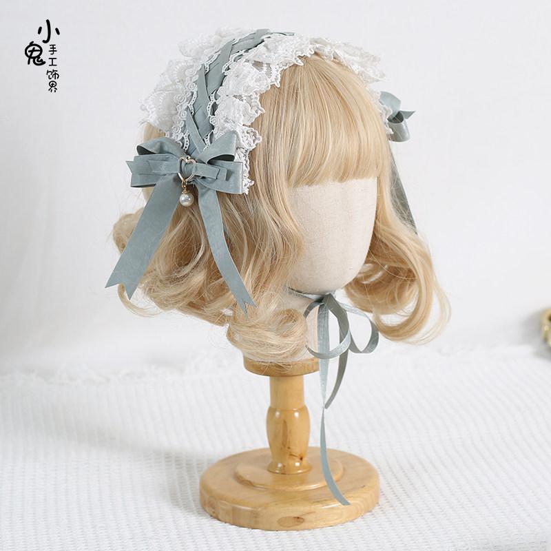 Original Sweet Lolita Cat Ear Headband Bow Hairpin Headgear Lolita Ear Clip Hair Accessories Headband