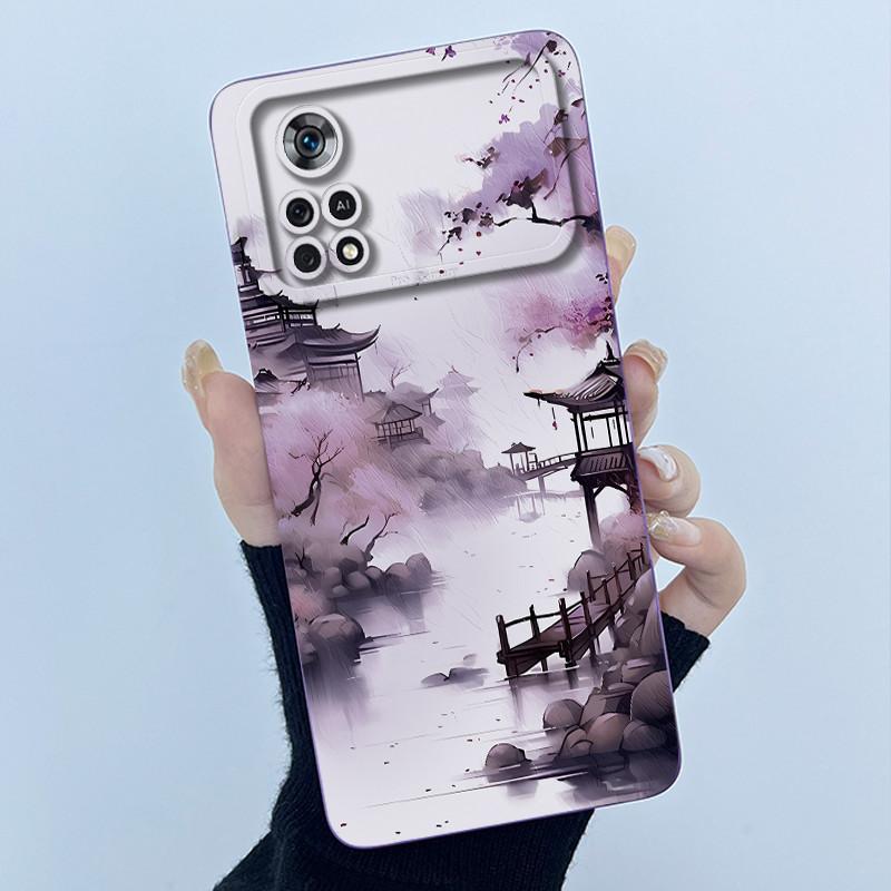 For Xiaomi Poco X4 Pro 5G Case Sweet Girls Cats Soft Silicone Phone Back Cover For Xiaomi PocoX4 M4 Pro Bumper Protective Casing