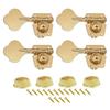 2L2R/4L/4R/1L3R/3L1R Open Gear Bass 4 String Tuners Tuning Pegs Keys Machine Heads For Bass Guitar Chrome Gold Black