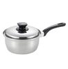 Bestco IH Stainless Mirasty Single-Handle Saucepan, Steel, 3-Layer Construction, 18cm, SJ-3145