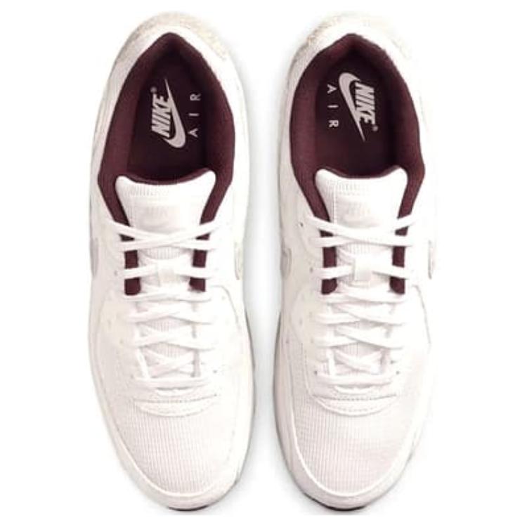 New Nike Air Max 90 Prm Sail Burgundy Crush HQ1712-001