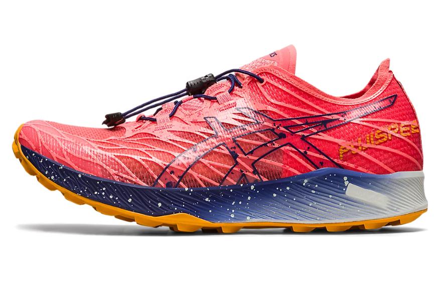 ASICS Fujispeed Papaya Indigo Blue Women s 1012B176-700 37.5