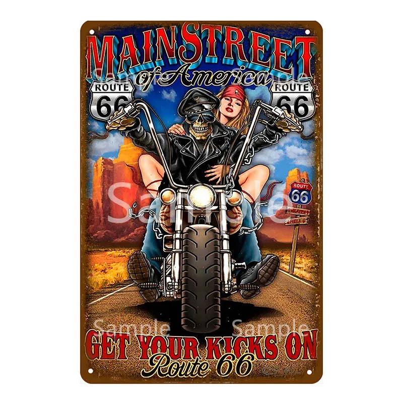 Vintage Race Motorcycle Poster Triumph Metal Tin Plaque Retro Signs For Pub Bar Garage Home Wall Decor 20x30cm YL143