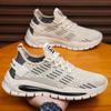 Men's shoes autumn new fly-woven breathable mesh soft-soled casual shoes light and comfortable men's running shoes