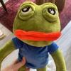 Sad Frog Plush Frog Soft Toddler Anime Stuffed Sad Frog Doll Soft Collectible Cartoon Doll Indoor Decor For Kid Toddler Boy Girl