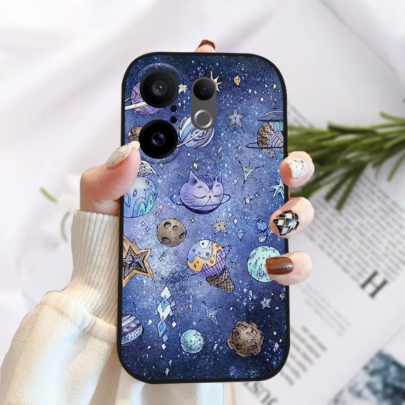 Case For Vivo X200 FE Phone Cover Stylish Painting Soft TPU Silicone Case For VIVO S30 Pro Mini Shockproof Bumper Funda X200FE