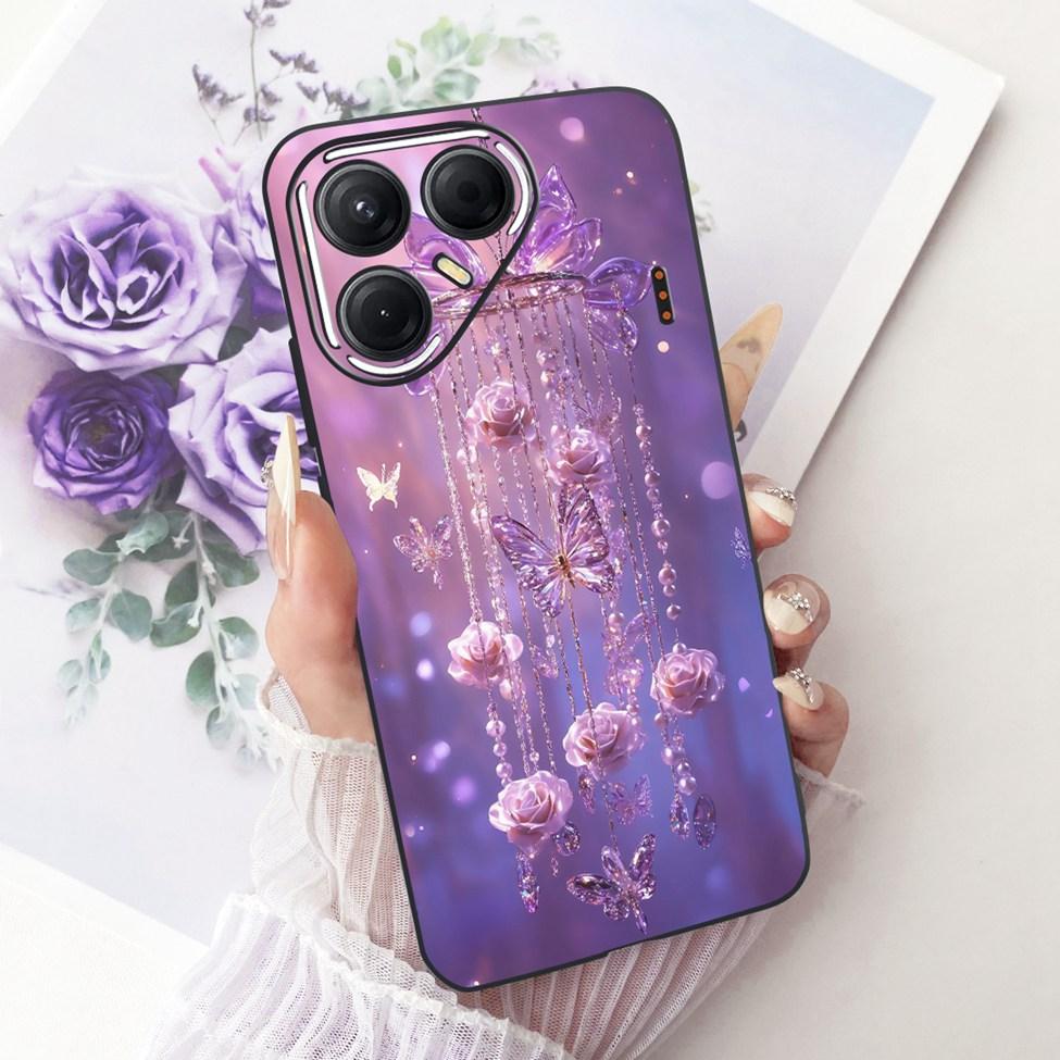 Phone Case For Tecno Pova 7 5G Cover Silicone Cute Cat Fashion Funny Painted Casing For Tecno Pova7 5G LJ7