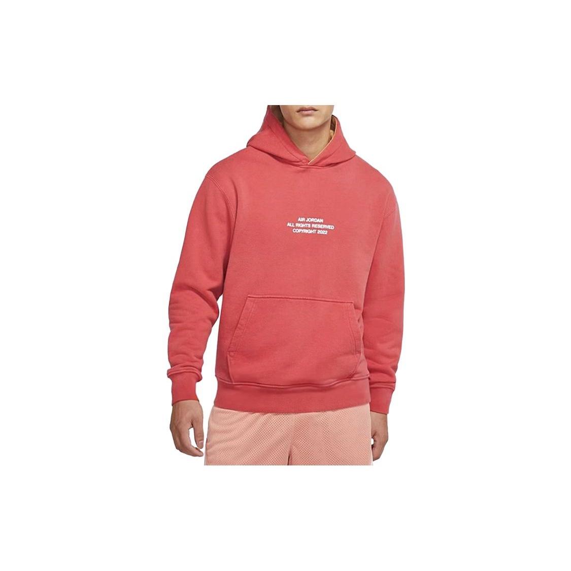 Air Jordan Flight Heritage Fleece Pullover Hoodie Red Men s DQ7545-662 M