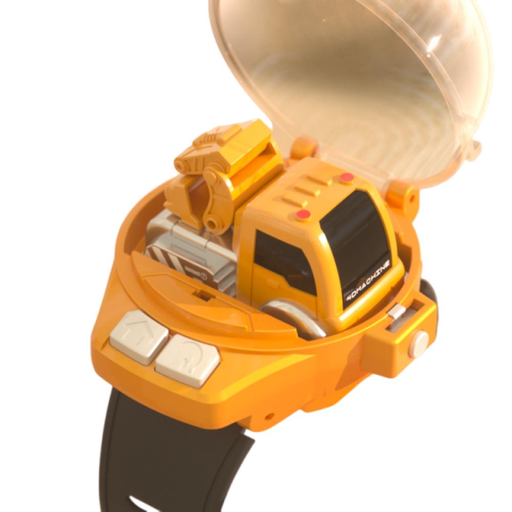 USB Charging Wireless Watch Car 2.4 GHz Mini Zinc Zinc Alloy Racing Funny Toy RC Car Boys Girls