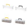 Klare Trading Card Aufbewahrungsbox Spielkartenetui Organizer mit separater Box Acryl Sportkarten Behälter Deckbox