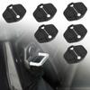 6Pcs Auto Door Lock Protector Cover ABS   For Jeep Wrangler JL Gladiator JT 2018-2020 Door Lock Cover Tools Car Accessories