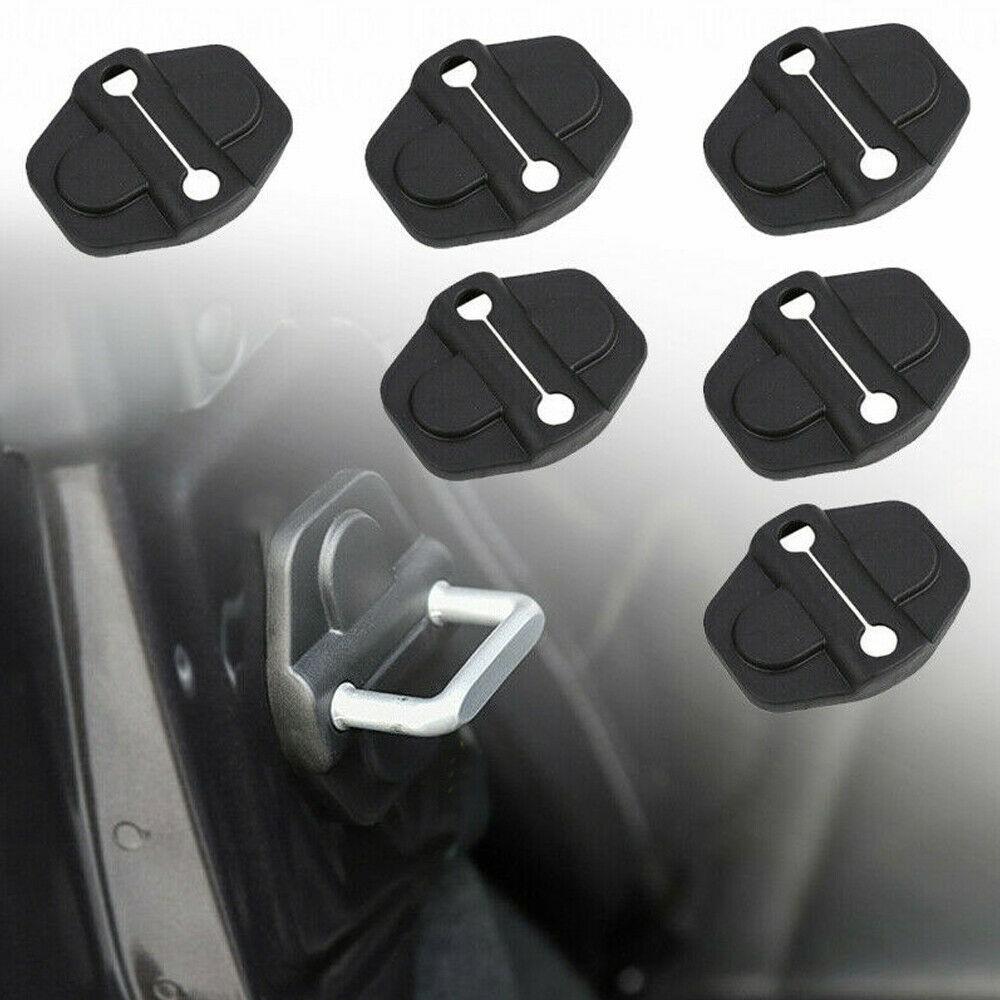 6Pcs Auto Door Lock Protector Cover ABS   For Jeep Wrangler JL Gladiator JT 2018-2020 Door Lock Cover Tools Car Accessories