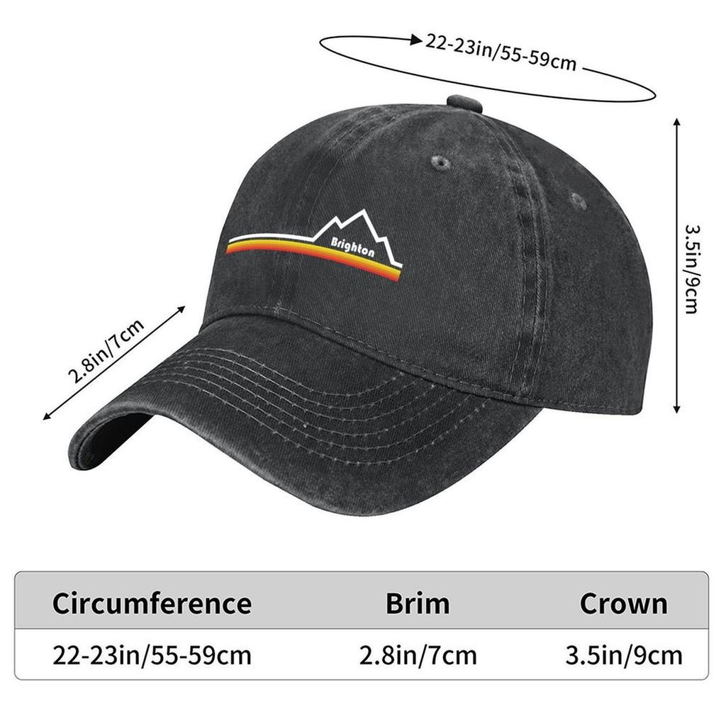 2026 Brighton Resort, Utah Baseball Cap Icon Military Cap Man Bobble Hat Luxury Woman Cap Women's Golf Clothing Men's