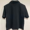 NeW Balance W Single Mesh Semi Crop Collar Short Sleeve Tee nbnff2W412 Black
