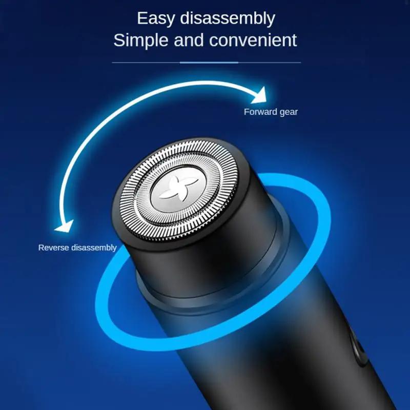 Xiaomi Electric Shaver USB Charging Men's Travel Car Mini Shaving Shaver Portable Electric Shavers Sharp Razor Beard Body Hair Trimmer
