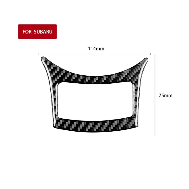 Real Carbon Fiber Car Accessories Center Console Gear Panel Cover Soft Sticker For Subaru BRZ Toyota 86 GT86 2017 2018