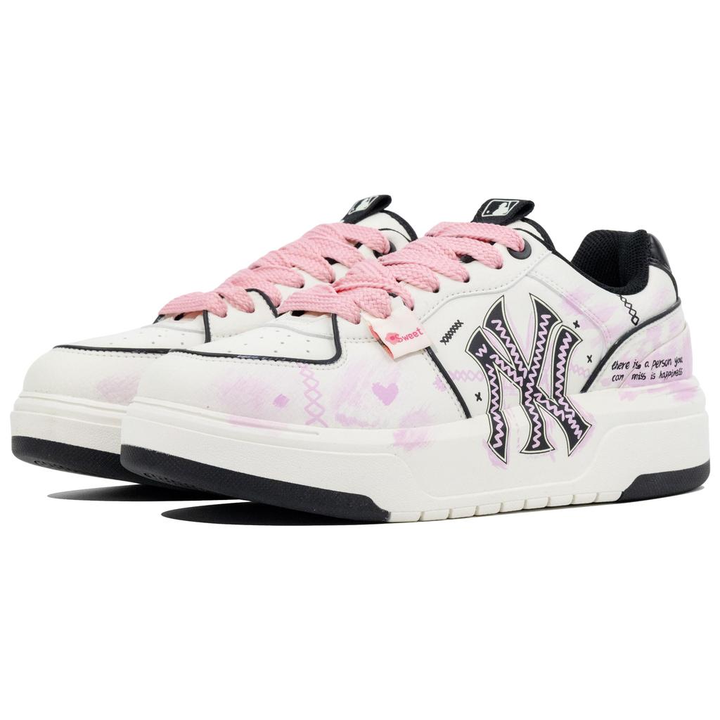 MLB Chunky Liner Low top Skateboard Shoes Unisex Pink White 3ASXCA12N-50WHS(Team211-)