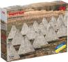 ICM 1/35 Scale Anti-Tank Obstacle "Dragon's Teeth" Plastic Model Kit 35746 (Scenery)