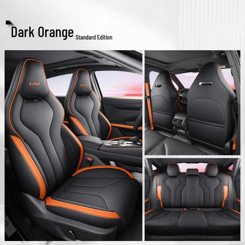 Breathable Perforated Seat Covers for 2023-2025 Changan Uni-V, All-Season Universal Fit.
