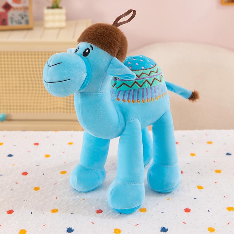 New Hooded Desert Camel Plush Toy Simulation Doll Children's Doll Grabbing Machine Doll Girl Birthday Gift