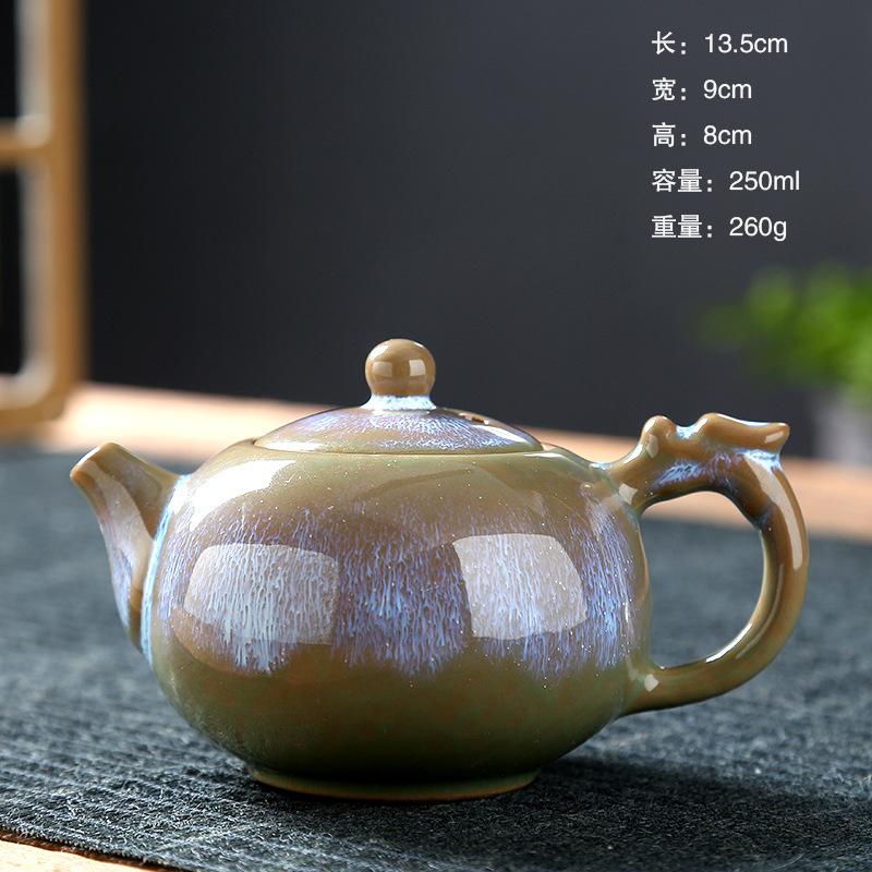 

Керамические чайники, чайный сервиз в стиле ретро в японском стиле, 250 мл, фарфоровый чайник для кунг-фу, ручная работа, одинарные подогреваемые чайники, чайная утварь, подарок, 2025 г., новый