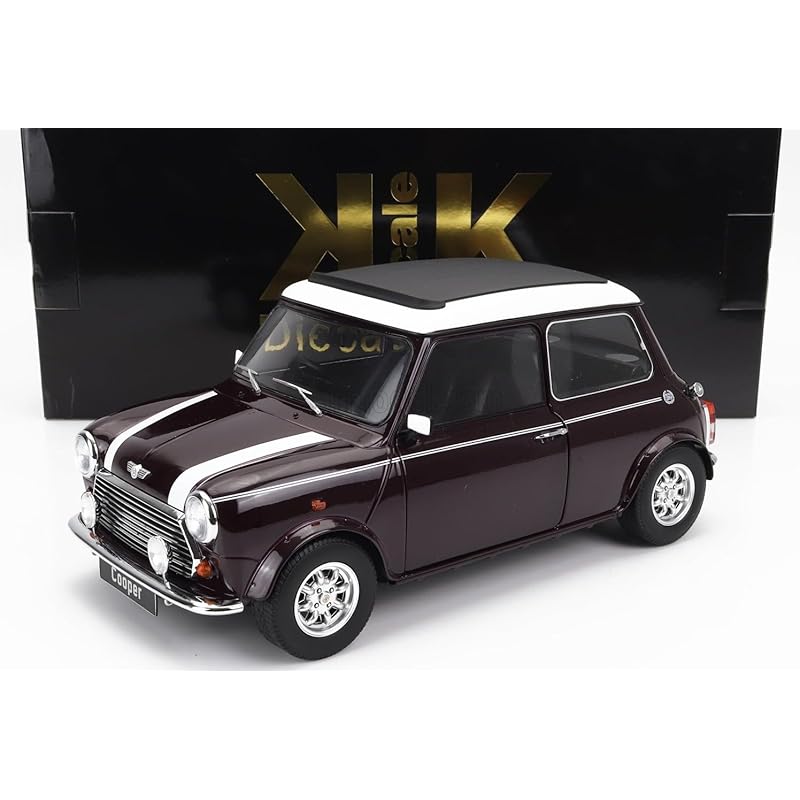 

KK-Scale mini cooper mini car 1/12 MINI RHD sunroof (purple metallic/white) [product]