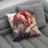 Cute SSayorisS DDLC Creative patterned pillowcases for interior decoration office living room home