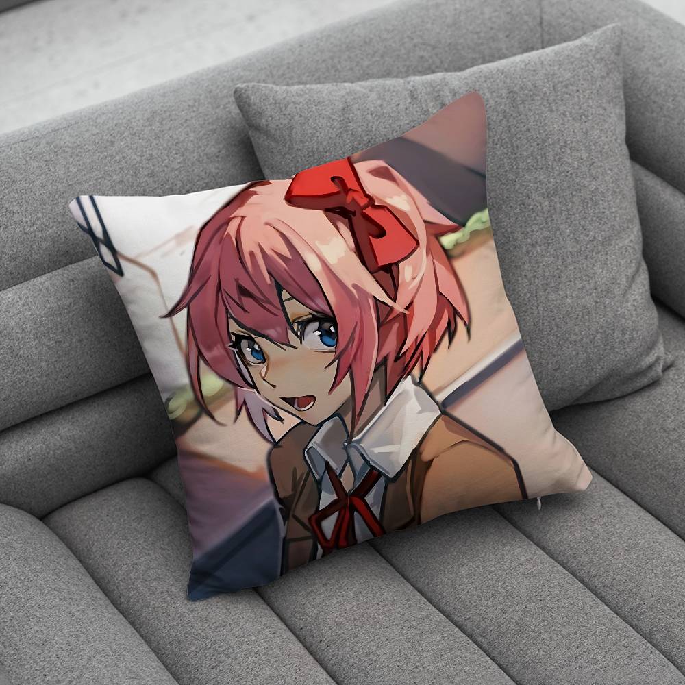 Cute SSayorisS DDLC Creative patterned pillowcases for interior decoration office living room home