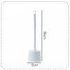 Toilet Brush and Holder Set Compact Soft Brush Tool Deep Cleaning for Bathroom Toilet Brush with Holder for Bathroom CLH@8