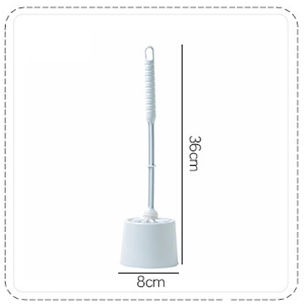 Toilet Brush and Holder Set Compact Soft Brush Tool Deep Cleaning for Bathroom Toilet Brush with Holder for Bathroom CLH@8