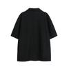 New Summer Breathable Hollow Out Short Sleeve Shirt Men's Loose Casual Retro Top
