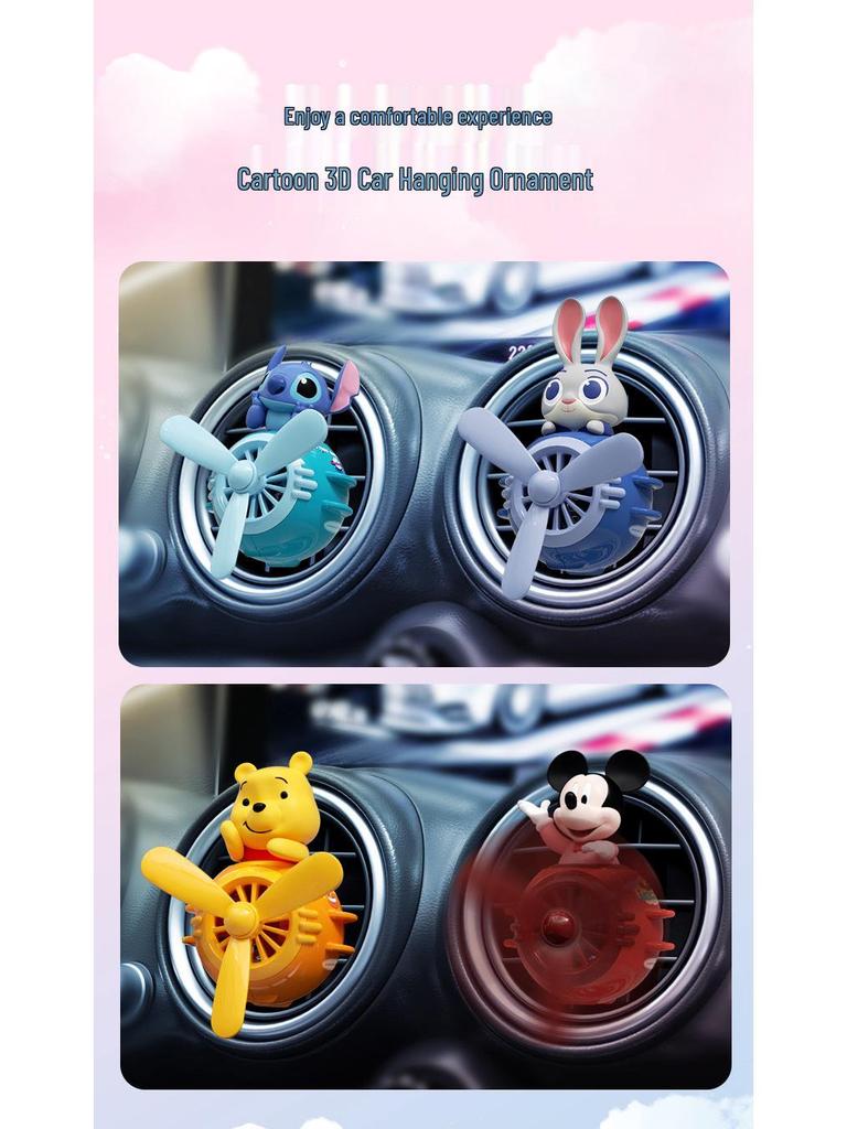 Cartoon Cute Car Air Vent Freshener & Perfume