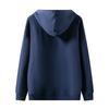 Tuten Long Sleeve Solid Loose for and Commuting Women's Hoodie, Cotton, Outerwear, Hooded, Color, Fit, Casual, Stylish, Exercise, School, (Navy