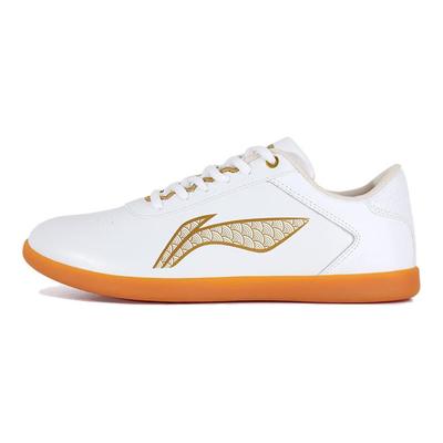 Li Ning Tai Chi Comfortable Versatile Non-Slip Wear-Resistant Low-Top Training Shoes Unisex Sneaker White Platinum LDBU805-1